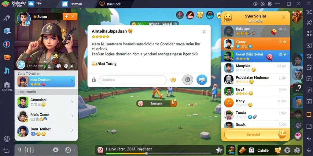 dana777 - Screenshot fitur interaksi komunitas dalam aplikasi DANA777.