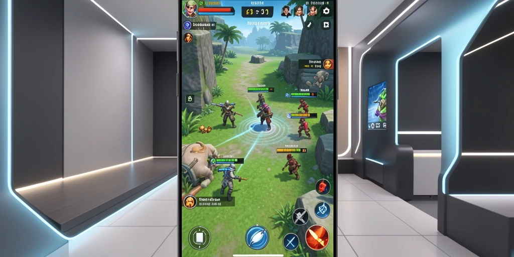 rsngame - Gambar menunjukkan grafik yang memukau dari lingkungan permainan.
